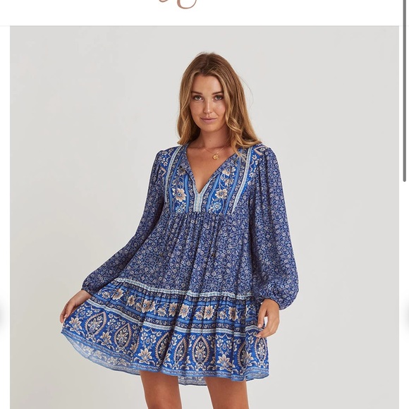 Arnhem Esmee Tunic Dress in Lakeside - Picture 3 of 3